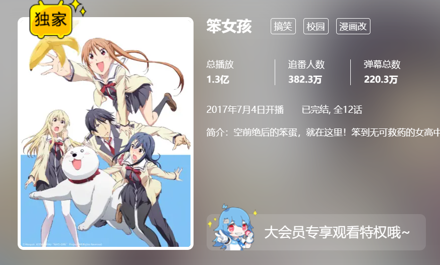 笨女孩——アホガール（animation）